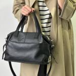 Сумка женская кожаная черная FM1234A