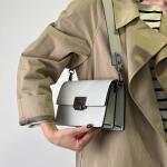 Сумка женская кожаная серая FM1142G