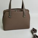 Сумка женская кожаная тауп FM1238A