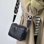 Сумка женская кожаная черная FM1239C