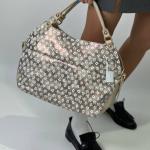 Сумка женская кожаная бежевая FM1241A