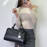 Сумка женская кожаная черная FM1243A