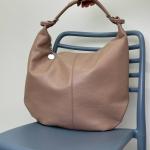 Сумка женская кожаная пудра FM1258B