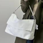 Сумка женская кожаная белая FM1094N