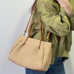 Сумка жіноча солом'яна бежева FM1260B