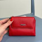 Гаманець жіночий шкіряний червоний FM1265D