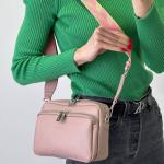 Сумка женская кожаная пудра FM1239K