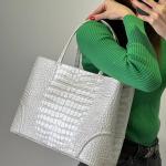 Сумка женская кожаная белая FM1063O