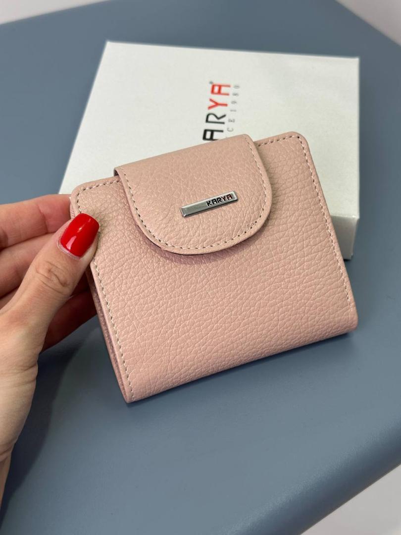 Гаманець жіночий шкіряний пудровий FM1265H