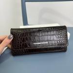 Женский кошелек шоколадного цвета FM1279B