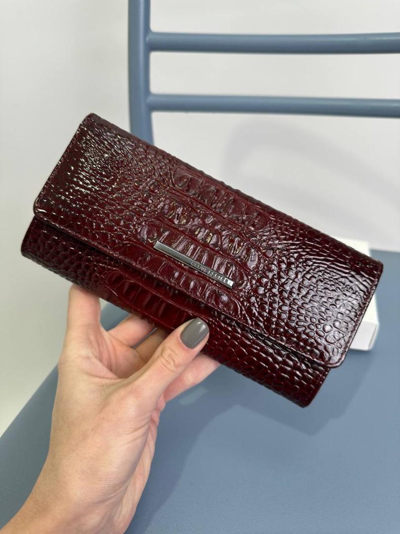 Кошелек женский кожаный марсала FM1279D