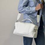 Сумка женская кожаная белая FM1046G