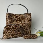 Сумка жіноча шкіряна з принтом FM1187H