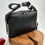 Сумка женская кожаная черная FM1290C