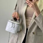 Сумка женская кожаная белая FM1215B