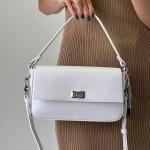 Сумка жіноча шкіряна біла FM1096P