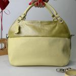 Сумка женская кожаная желтая FM1241B