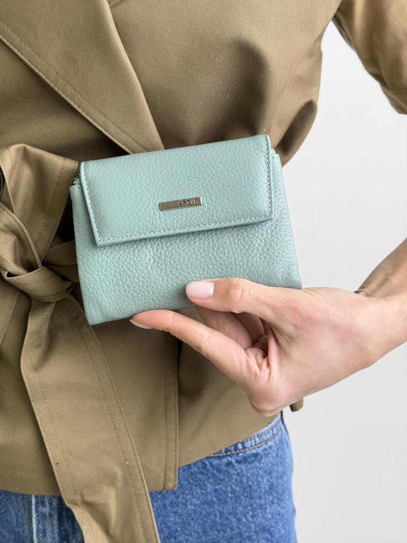 Гаманець жіночий шкіряний оливковий FM1265G