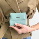 Кошелек женский кожаный оливковый FM1265G