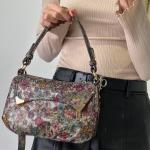 Кожаная сумка женская марсала FM1217D