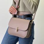 Сумка женская кожаная пудра FM1310C