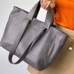 Сумка женская кожаная графит FM1117K