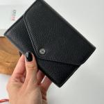 Гаманець жіночий шкіряний чорний FM1316B