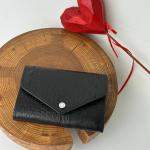 Гаманець жіночий шкіряний чорний FM1316F