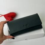 Кошелек женский кожаный изумрудный FM1093J