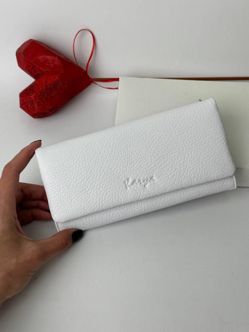 Кошелек женский кожаный белый FM1317B