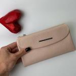 Кошелек женский кожаный пудра FM1318B