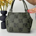 Сумка женская кожаная оливковая FM1263Y