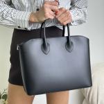 Сумка женская кожаная черная FM1332A