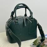 Сумка женская кожаная изумрудная FM1065K