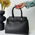 Сумка женская кожаная черная FM1338C