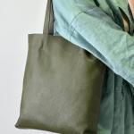 Шкіряна сумка жіноча оливкова FM1133G