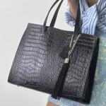 Сумка женская кожаная черная FM1335D