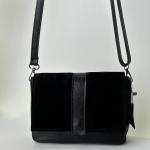 Сумка женская кожаная черная FM1328C
