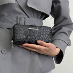 Гаманець жіночий шкіряний чорний FM1168J