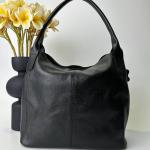 Сумка женская кожаная черная FM1344B