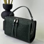 Сумка женская кожаная изумрудная FM1345A