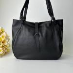 Сумка женская кожаная черная FM1348C