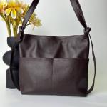 Сумка женская кожаная марсала FM0983J