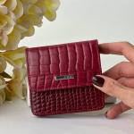 Кошелек женский кожаный марсала FM1351A