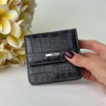 Кошелек женский кожаный серый FM1351D