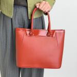 Сумка жіноча шкіряна помаранчева FM1157H