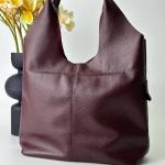 Сумка жіноча шкіряна марсала FM1280G