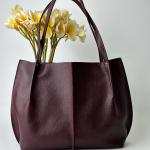 Сумка жіноча шкіряна марсала FM0984C