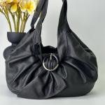 Сумка женская кожаная черная FM1366A