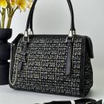 Сумка женская кожаная черная FM1362C